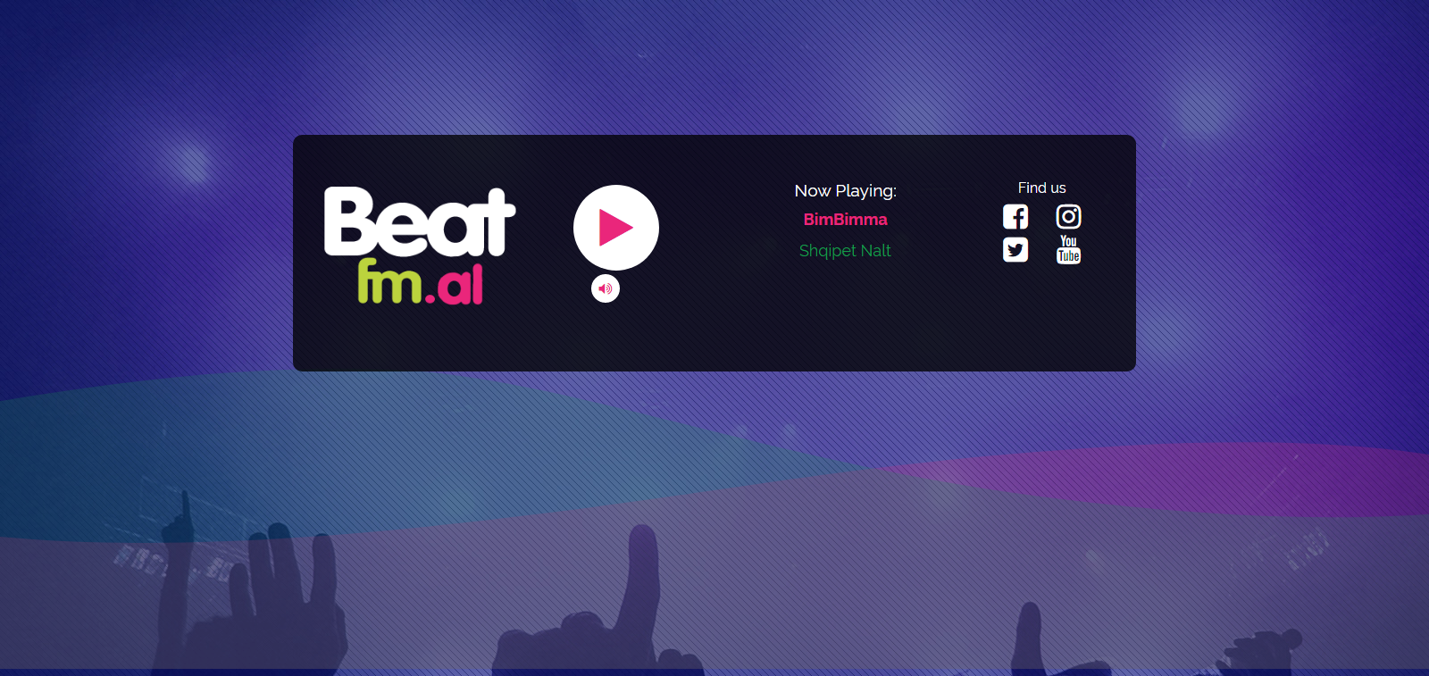 Beat FM Albania Player - iHost.al - .AL Domain Registration, Web Hosting & Web Development