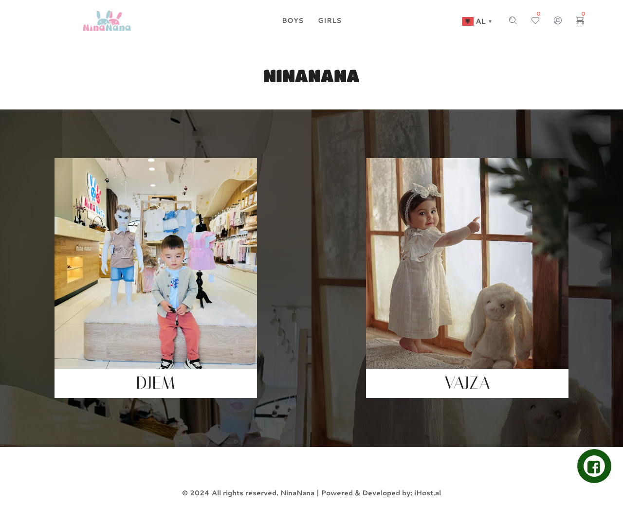 NinaNana Baby Shop New - iHost.al - .AL Domain Registration, Web Hosting & Web Development