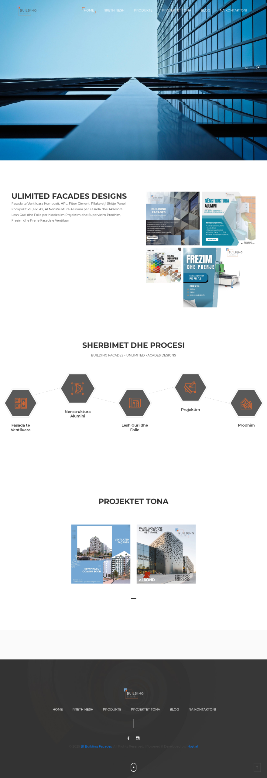 BF Building Facades - iHost.al - .AL Domain Registration, Dedicated Servers, VPS Hosting, Web Hosting, Web & App Development