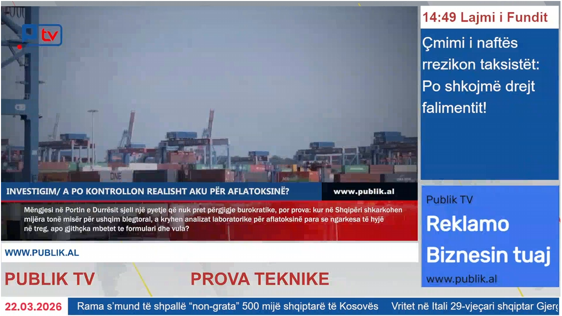 Publik TV – TV System - iHost.al - .AL Domain Registration, Dedicated Servers, VPS Hosting, Web Hosting, Web & App Development