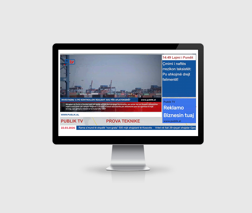Publik TV – TV System - iHost.al - .AL Domain Registration, Dedicated Servers, VPS Hosting, Web Hosting, Web & App Development